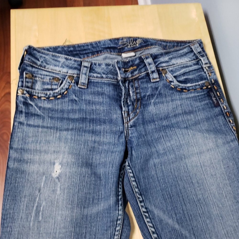 Silver jeans